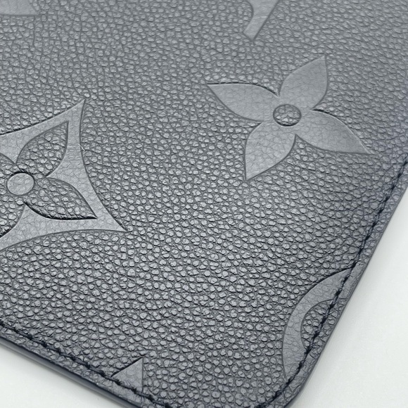 Louis Vuitton Neverfull Empreinte Monogram Pochette Clutch Wristlet Pouch Rare - Picture 9 of 15